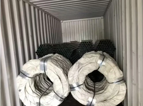 Hot dipped galvanized razor wire packaging and shipping 1